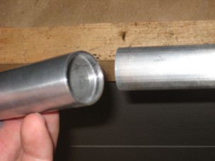 Aluminum Tube with internal Snap Ring Groove