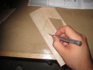 Cutting out the fins